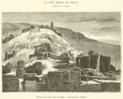 Ruinas de la ciudad árabe de Kalaa de French School