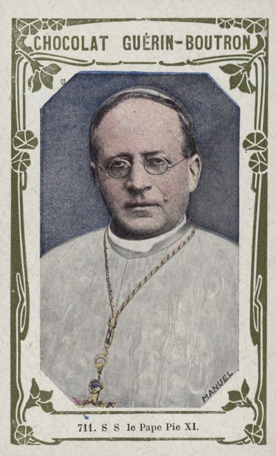 S S el Papa Pío XI de French School