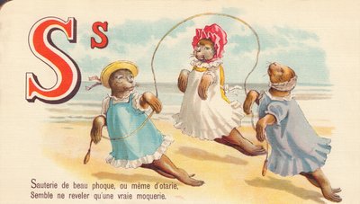 S: Salteado de bella foca, o incluso de focas, parece revelar solo una burla real de French School