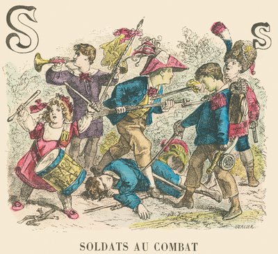 S: Soldados en combate de French School