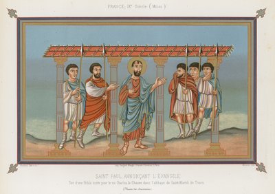 San Pablo anunciando el Evangelio de French School