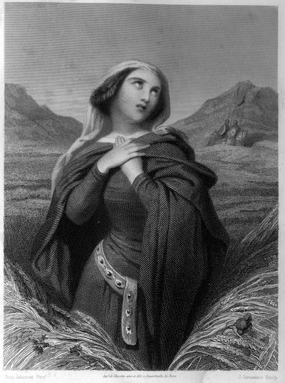 Santa Adelaida o Adelaida de Borgoña (931-999) en Les Saintes Femmes de French School