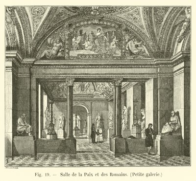 Sala de la Paz y de los Romanos, Pequeña galería de French School
