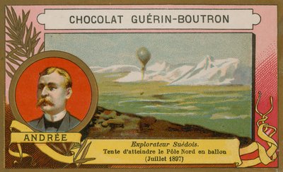 Salomon August Andree, explorador sueco del siglo XIX de French School
