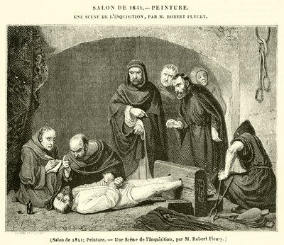 Salón de 1841, Pintura, Una escena de la Inquisición de French School