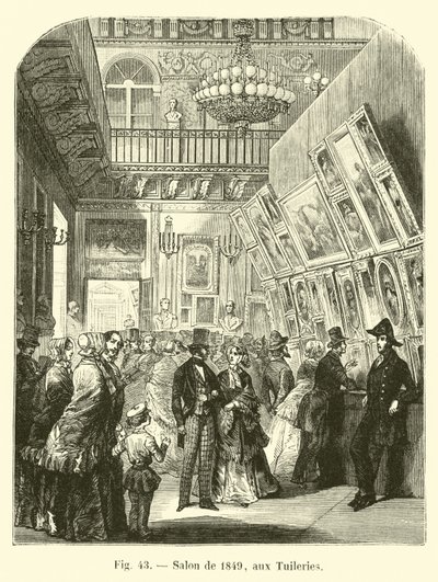 Salón de 1849, en las Tullerías de French School