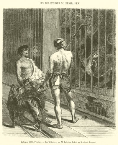Salon de 1861, Peinture, Les Belluaires de French School