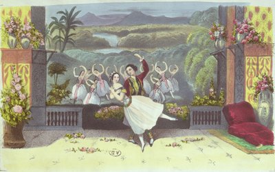 Escena de La Peri de Jean Coralli (1779-1854) y Theophile Gautier (1811-72) 1843 de French School