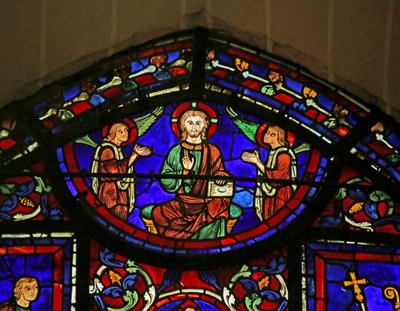 Escena de la Vida de San Martín, Catedral de Chartres de French School