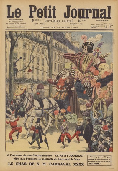 Escena del Carnaval de Niza de French School