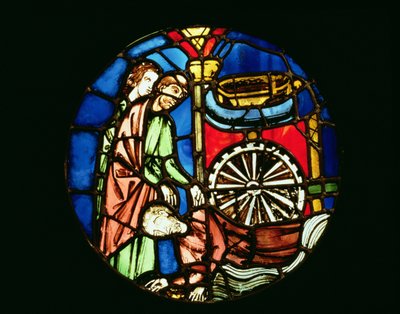 Escena del Antiguo Testamento, mediados del siglo XIII de French School