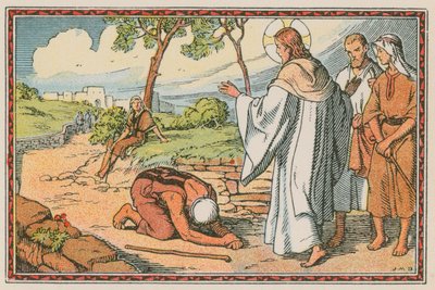 Escena de la vida de Jesús de French School