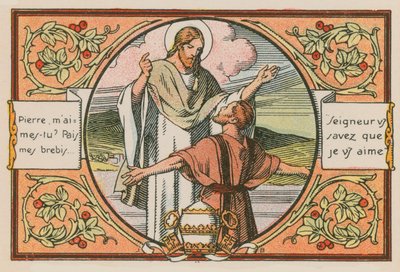 Escena de la vida de Jesús de French School