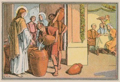 Escena de la vida de Jesús de French School