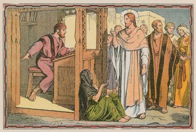 Escena de la vida de Jesús de French School