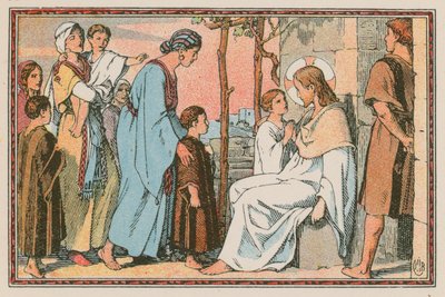 Escena de la vida de Jesús de French School