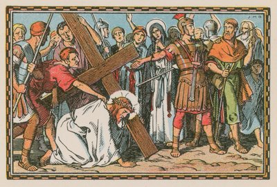 Escena de la vida de Jesús de French School