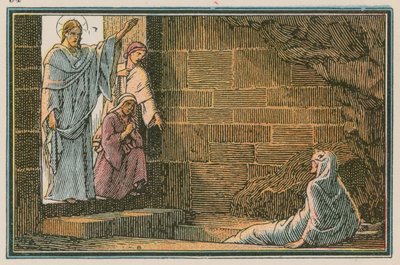 Escena de la vida de Jesús de French School