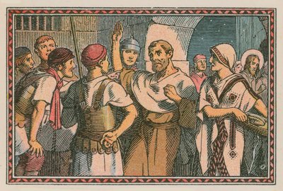 Escena de la vida de Jesús de French School