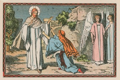 Escena de la vida de Jesús de French School