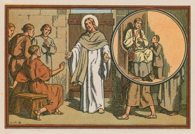 Escena de la vida de Jesús de French School
