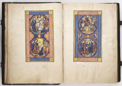 Escenas de la Vida de Cristo, ilustración del Salterio de Lewis, c.1225-50 de French School