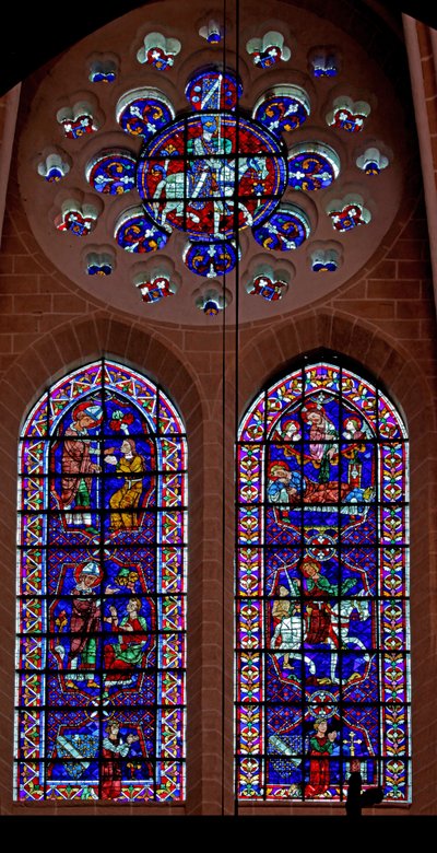Escenas de la vida de San Martín; donante - Thibault VI, Conde de Chartres de French School