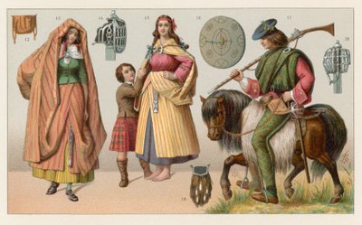 Traje de Escocia de French School