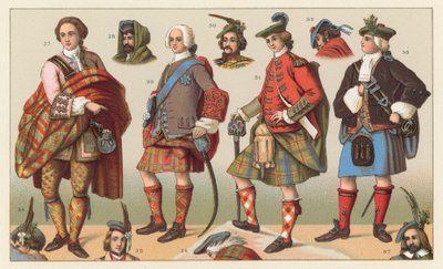 Traje de Escocia de French School