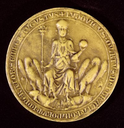 Sello de Luis IV de Baviera (1287-1347) siglo XIII-XIV de French School