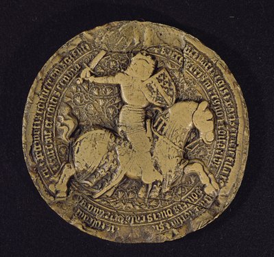 Sello de Luis I de Anjou (1339-84) Rey de Sicilia, 1383 de French School