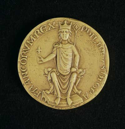 Sello de Felipe II Augusto, 1198 de French School