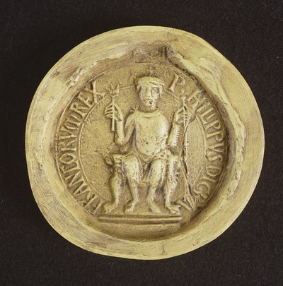 Sello de Felipe I (1052-1108) 1082 de French School