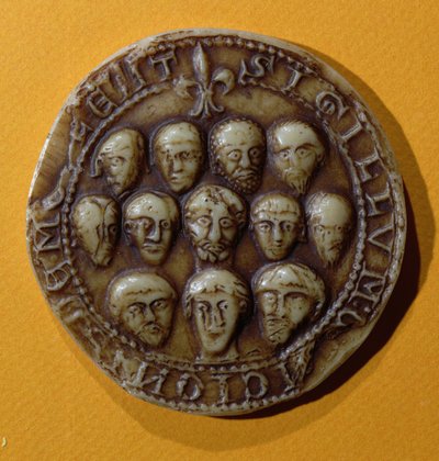 Sello del consejo de la Comuna de Meulan, 1195 de French School