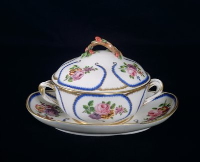 Tazón y plato de Sèvres, 1764 de French School