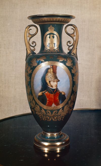 Jarrón de Sèvres con Luis Bonaparte (1778-1846) de French School