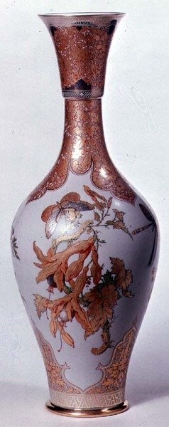 Jarrón de Sèvres, exhibido en 1851 de French School