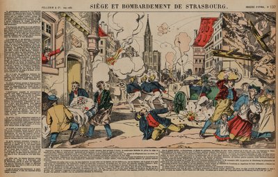 Sitio y bombardeo de Estrasburgo, Guerra Franco-Prusiana, agosto-septiembre de 1870 de French School