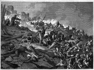 Sitio de Burgos del 18 de septiembre al 22 de octubre de 1812 - La campaña de España y Portugal (1808 - 1814) - en “History of the empire following the history of the consulate” por Adolphe Thiers - 187 de French School