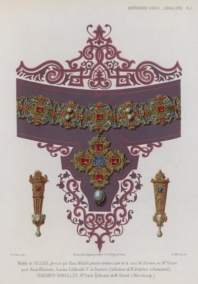 Joyería de plata de French School