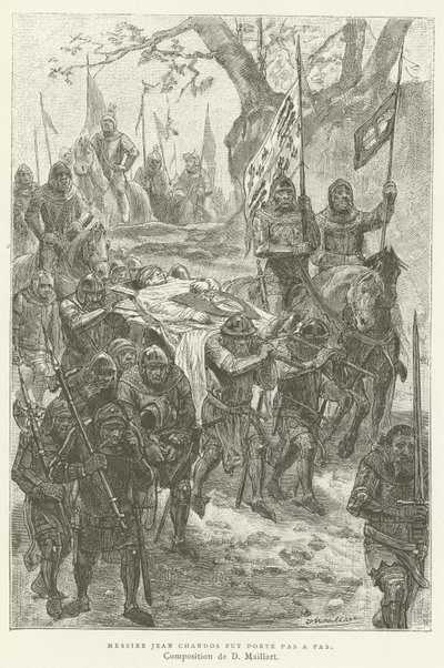 Sir John Chandos fue llevado paso a paso de French School