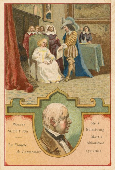 Sir Walter Scott, novelista escocés de French School