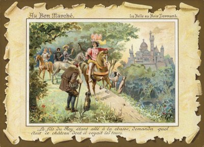 La Bella Durmiente, Príncipe a caballo de French School