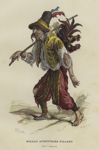 Soldado y saqueador de French School