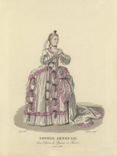 Sophie Arnould, cantante de ópera francesa de French School