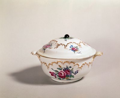 Cuenco de sopa, hecho en Tournai, 1775-80 de French School