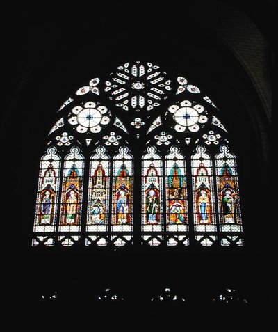 Ventana del transepto sur de French School