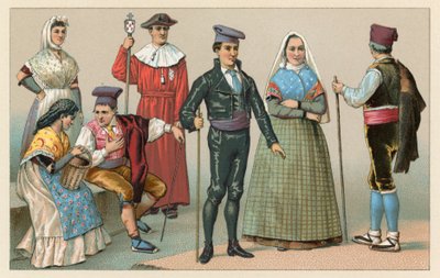 Traje de España de French School
