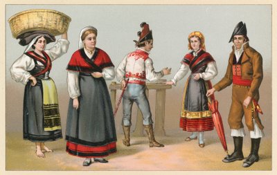 Traje de España de French School