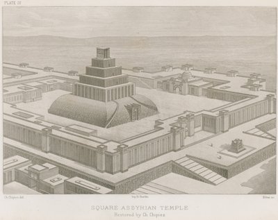 Templo Asirio Cuadrado de French School